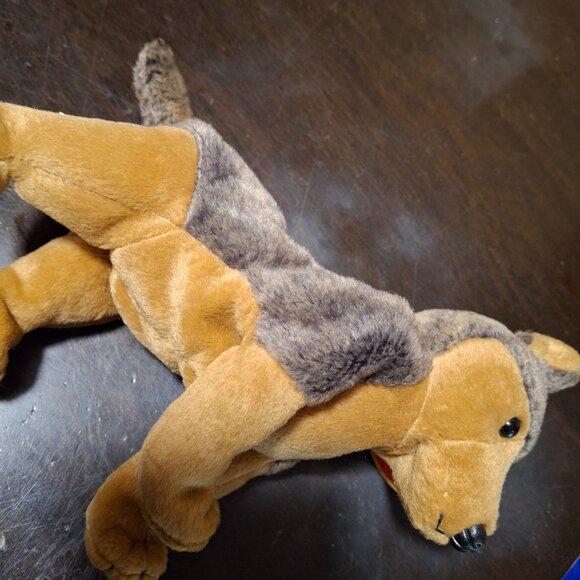 Vtg. Ty Beanie Baby-Sarge the German Shepherd Dog-org tags-DOB 2-14-2000 - Picture 6 of 6